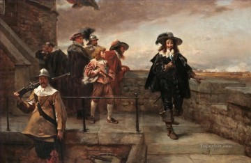 チェスターの壁に描かれたチャールズ 1 世 ロバート アレクサンダー ヒリングフォードの歴史的な戦闘シーン Oil Paintings